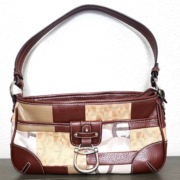 Etienne Aigner Patchwork Shoulder Bag - Picture 3 of 12